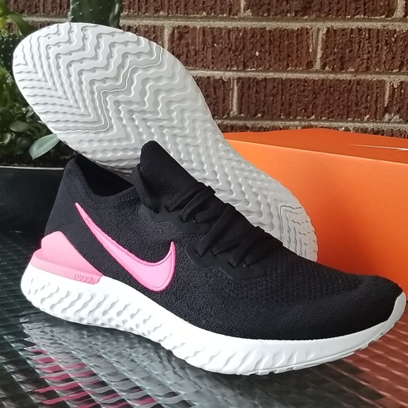 nike epic react flyknit 2 black pink